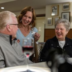 Capital Manor - Enjoying a glass of wine and conversation in 1963 Grille.