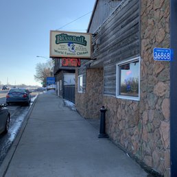 Signage outside