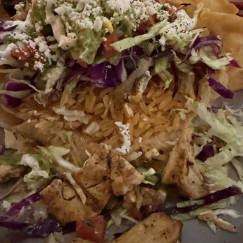 El Dorado - Inside the taco salad - rice and beans are not usually my favorite but they were good here. The guacamole was delicious - New Mexican Cuisine Near Me - Dublin, California