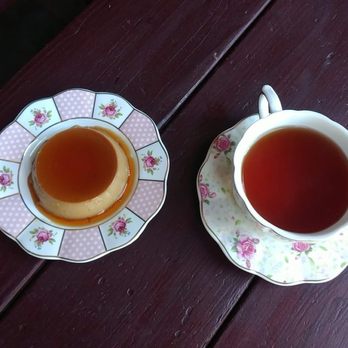 The Flan Shop - Coffee Flan paired with herbal tea. - Coffee & Tea Near Me - Plumas Lake , California The Flan Shop - Coffee Flan paired with herbal tea. - Coffee & Tea Near Me - Plumas Lake , California