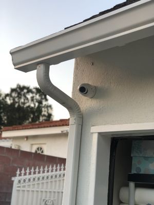 HOME SECURITY CAMERAS - OUR GOAL IS ALWAYS TO DO A VERY CLEAN, JOB AS YOU CAN SEE. NO WIRES ARE EXPOSED HOME SECURITY CAMERAS - OUR GOAL IS ALWAYS TO DO A VERY CLEAN, JOB AS YOU CAN SEE. NO WIRES ARE EXPOSED