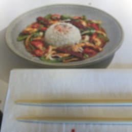 Placemat and napkin.