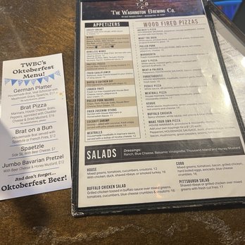 The Washington Brewing - Menu 2 - Brewpubs Near Me - Washington, Pennsylvania