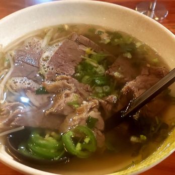 Ur Bowl - Flank beef pho with rice noodles, bean sprout, scallions, and jalapenos. - Ramen Near Me - Tallahassee, Florida Ur Bowl - Flank beef pho with rice noodles, bean sprout, scallions, and jalapenos. - Ramen Near Me - Tallahassee, Florida