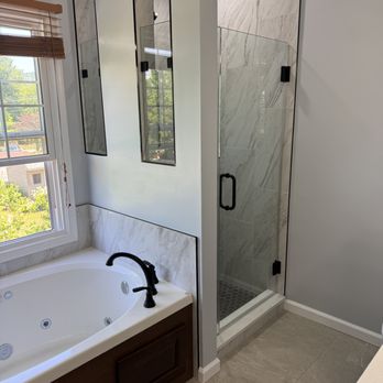 Frederick Glass Shop - Recently installed shower door glass - Glass & Mirrors Near Me - Frederick, Maryland Frederick Glass Shop - Recently installed shower door glass - Glass & Mirrors Near Me - Frederick, Maryland