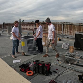 Surf Bros HVAC - The whole crew installing a Bosch heat pump. Job went well. - Heating & Air Conditioning/HVAC Near Me - San Diego, California Surf Bros HVAC - The whole crew installing a Bosch heat pump. Job went well. - Heating & Air Conditioning/HVAC Near Me - San Diego, California