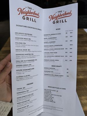 Menu photo 6 The Neighborhood Grill Santa Barbara, CA Menu photo 6 The Neighborhood Grill Santa Barbara, CA