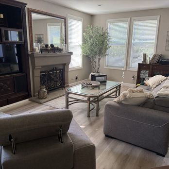 Love Home Floor - Cozy TV lounge - Flooring Near Me - Santa Ana, California