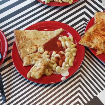 Cicis Pizza - three plates of food - Pizza Near Me - Roswell, Georgia
