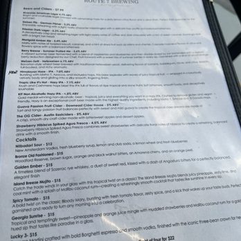 Route 7 Brewing - Impressive Menu - Breweries Near Me - Ashburn, Virginia Route 7 Brewing - Impressive Menu - Breweries Near Me - Ashburn, Virginia