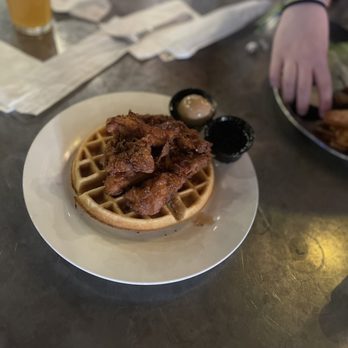 Prison Hill Brewing - Absolutely amazing Chicken and waffles and the daughter said it was the best chicken sandwich she has ever had. - New American Near Me - Yuma, Arizona