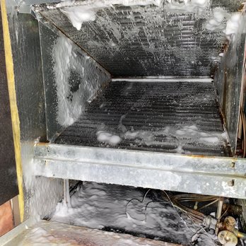 Austex Air Duct Cleaning - Pictures they sent from cleaning my coils process - Air Duct Cleaning Near Me - Austin, Texas Austex Air Duct Cleaning - Pictures they sent from cleaning my coils process - Air Duct Cleaning Near Me - Austin, Texas