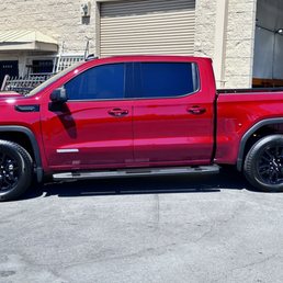 Wrapping inside and outside of 2022 GMC Sierra Elevation Crew Cab
