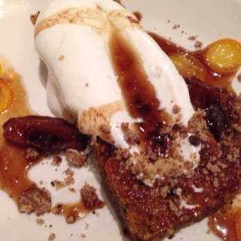 Nopa - The carrot cake with coconut cream and delicious kumquats - New American Near Me - San Francisco, California