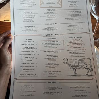 Harper's - Menu - Steakhouses Near Me - Nashville, Tennessee Harper's - Menu - Steakhouses Near Me - Nashville, Tennessee