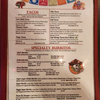 Mexico Lindo - Menu page 2 - Mexican Near Me - Waterford Twp, Michigan Mexico Lindo - Menu page 2 - Mexican Near Me - Waterford Twp, Michigan