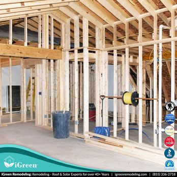 iGreen Remodeling - the inside of a home under construction - Solar Installation Near Me - Austin, Texas