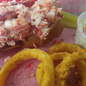 Eagles Nest Restaurant - Tender lobster meat overflowing roll! - Seafood Near Me - Brewer, Maine