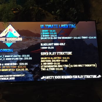 Lost Worlds - Updated prices as of 1/30/16 - Laser Tag Near Me - Livermore, California Lost Worlds - Updated prices as of 1/30/16 - Laser Tag Near Me - Livermore, California