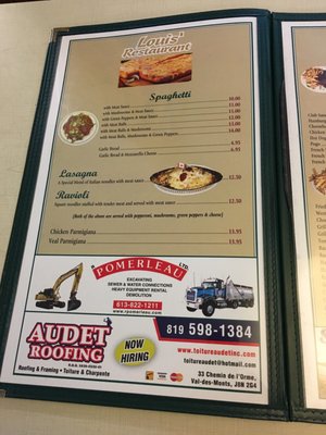 Menu photo 7 Louis Restaurant And Pizza Vanier, ON