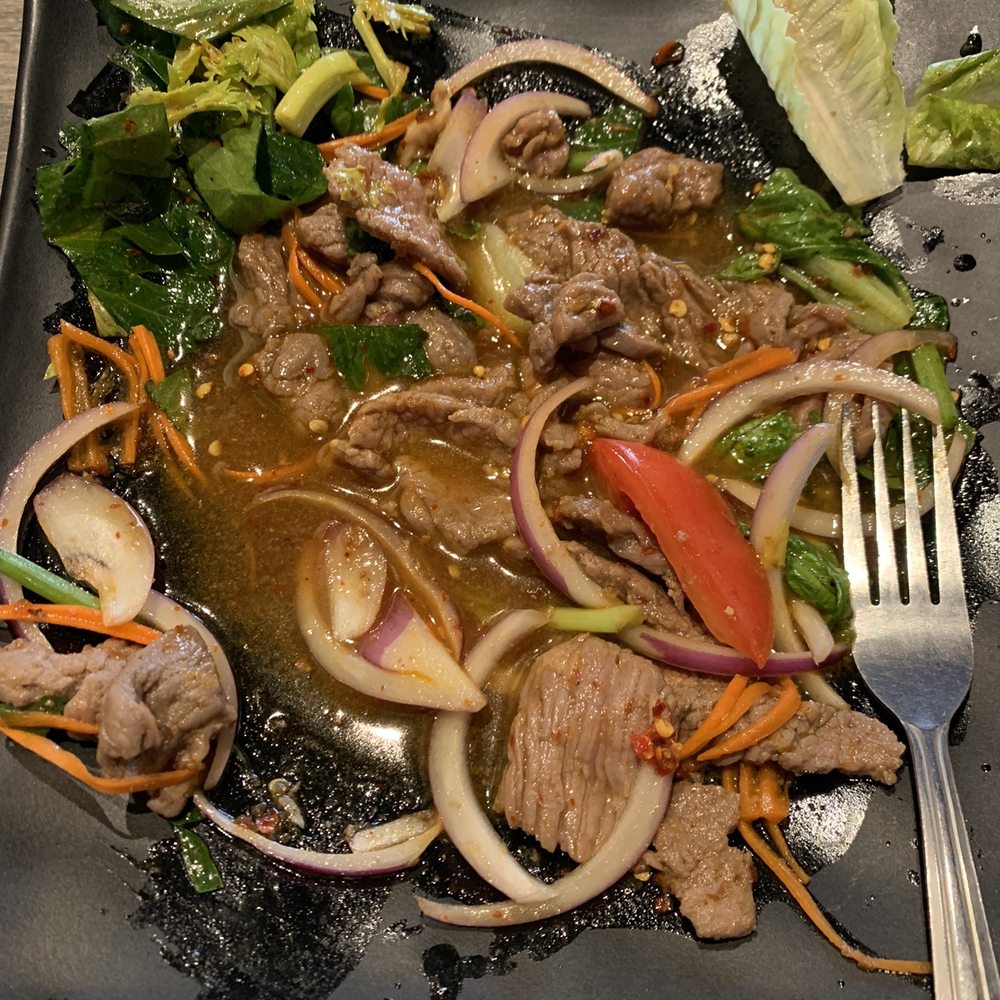 Royal Thai - Beef "salad" - light on lettuce, heavy on celery greens 20. Beef Salad - Thai Near Me - Anchorage, Alaska Royal Thai - Beef "salad" - light on lettuce, heavy on celery greens 20. Beef Salad - Thai Near Me - Anchorage, Alaska