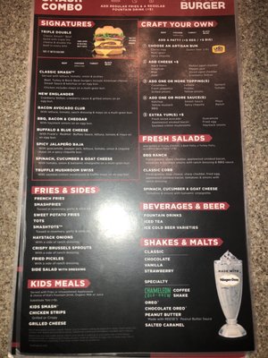 Menu photo 1 Smashburger Medford, MA