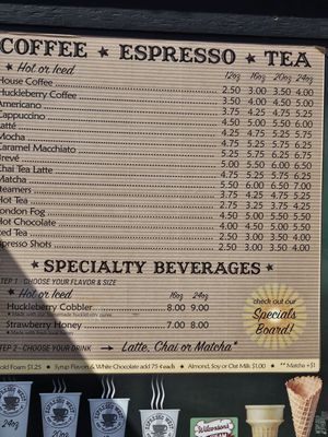 Menu photo 1 Espresso West West Yellowstone, MT Menu photo 1 Espresso West West Yellowstone, MT