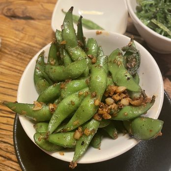 Sushi Cafe - Spicy Garlic Edamame - Sushi Bars Near Me - Sacramento, California Sushi Cafe - Spicy Garlic Edamame - Sushi Bars Near Me - Sacramento, California