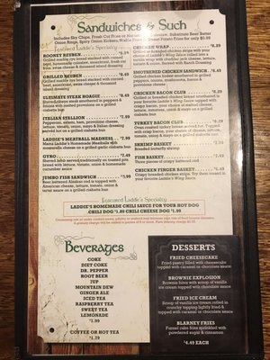 Menu photo 3 Laddie's Sky Club Masury, OH Menu photo 3 Laddie's Sky Club Masury, OH