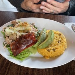 Santiago's Family Restaurant - Roast pork with rice & beans