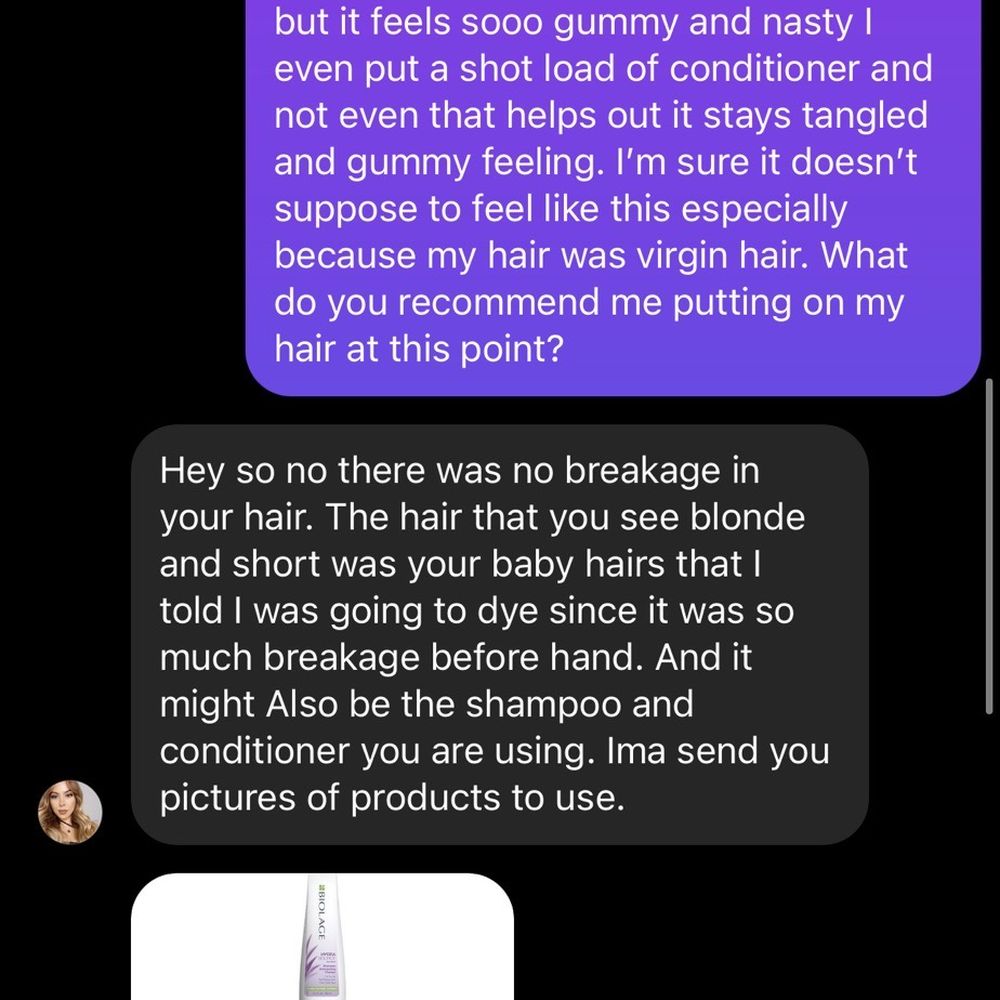 Studio G Hair Salon - These were her response to me.. - Hair Salons Near Me - Pasadena, California Studio G Hair Salon - These were her response to me.. - Hair Salons Near Me - Pasadena, California