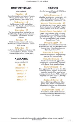 Menu photo 5 The Bistro Elizabeth City, NC Menu photo 5 The Bistro Elizabeth City, NC