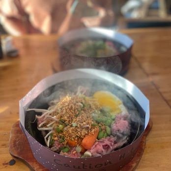 Sizzling Lunch - Garlic Beef Pepper Rice (swapped rice for vegetables) - Teppanyaki Near Me - Fremont, California Sizzling Lunch - Garlic Beef Pepper Rice (swapped rice for vegetables) - Teppanyaki Near Me - Fremont, California