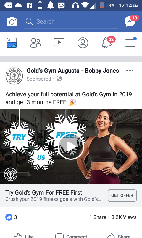 Gold's Gym Corporate Offices Logo