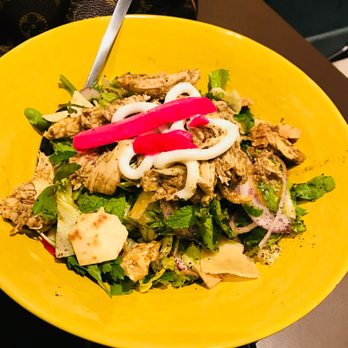 Anoush'ella - Fatoosh salad with chicken - Lebanese Near Me - Boston, Massachusetts Anoush'ella - Fatoosh salad with chicken - Lebanese Near Me - Boston, Massachusetts