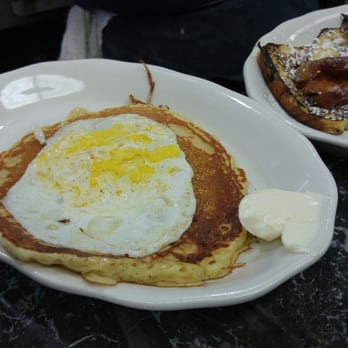 Summit Diner - Pancake with Welldone Egg - Diners Near Me - Summit, New Jersey Summit Diner - Pancake with Welldone Egg - Diners Near Me - Summit, New Jersey