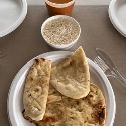 Taste Of india - Butter chicken and garlic naan