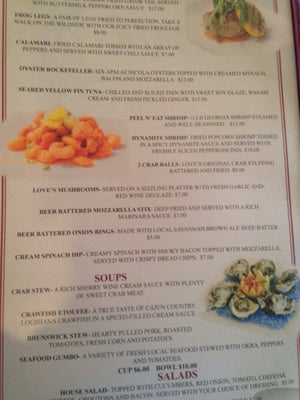Menu photo 7 Love's Seafood & Steaks Savannah, GA