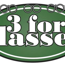 3  for 1 Glasses