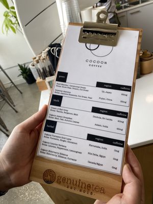 Menu photo 2 Cocoon Coffee Toronto, ON
