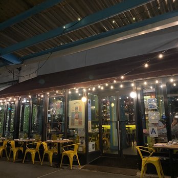 Covacha - Outdoor area taken from roofed tables - Mexican Near Me - New York, New York Covacha - Outdoor area taken from roofed tables - Mexican Near Me - New York, New York