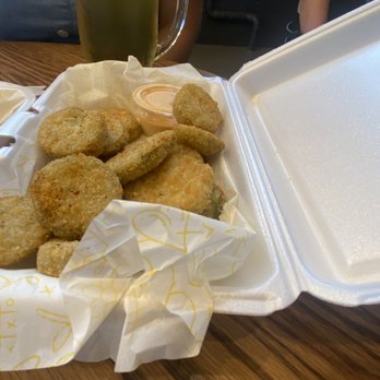 Decibel Korean Fried Chicken - Fried pickles - Korean Near Me - Cincinnati, Ohio