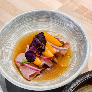 Handies Douzo - Kanpachi Crudo | IG: @joyyeats - Sushi Bars Near Me - Houston, Texas Handies Douzo - Kanpachi Crudo | IG: @joyyeats - Sushi Bars Near Me - Houston, Texas
