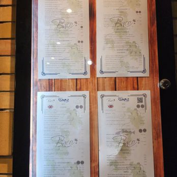 Baco - Menu - Spanish Near Me - Seville, SE