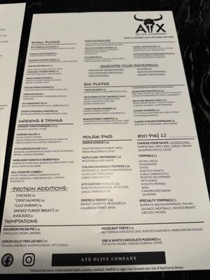 Menu photo 2 ATX Olive Company Austin, TX