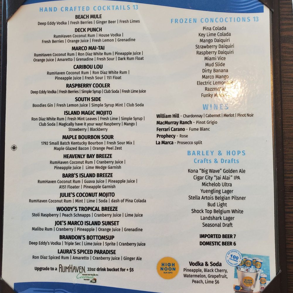 The Deck @ 560 - New American Near Me - Marco Island, Florida The Deck @ 560 - New American Near Me - Marco Island, Florida