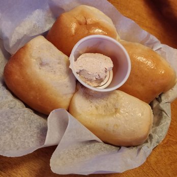 Texas Roadhouse - Complementary soft, warm house made rolls with cinnamon butter - Steakhouses Near Me - Olathe, Kansas Texas Roadhouse - Complementary soft, warm house made rolls with cinnamon butter - Steakhouses Near Me - Olathe, Kansas