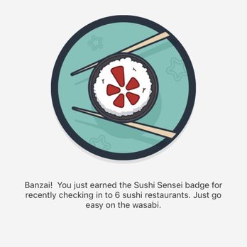 Sushi California - Yay Got my sushi Sensei badge! - Sushi Bars Near Me - Clarksville, Tennessee Sushi California - Yay Got my sushi Sensei badge! - Sushi Bars Near Me - Clarksville, Tennessee