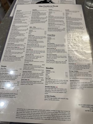 Menu photo 6 The Eastern Peak - Franklin Franklin, TN