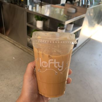 Lofty Coffee - Iced Caramel Latte - Coffee & Tea Near Me - San Diego, California
